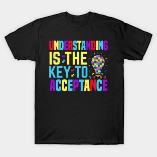 Understanding is key Autism Awareness Gift for Birthday, Mother's Day, Thanksgiving, Christmas T-Shirt